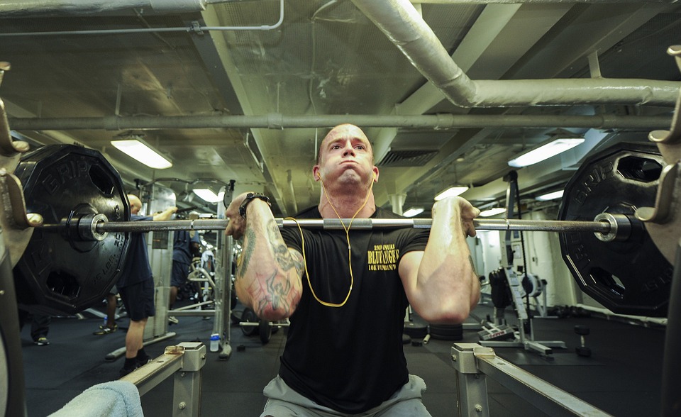 man working out