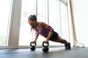 working out