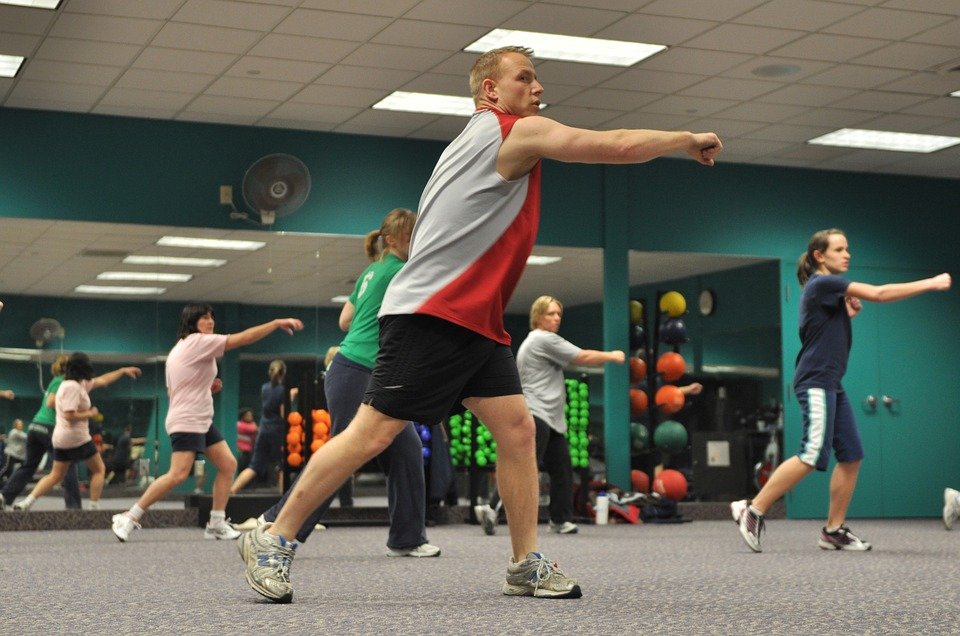 a fitness center